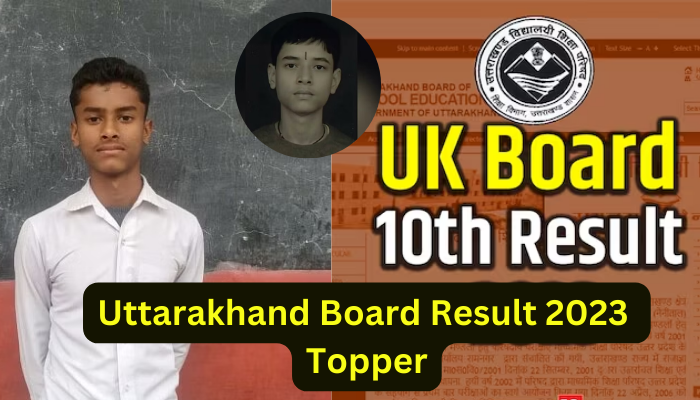 Uttarakhand Board Result 2023 Topper