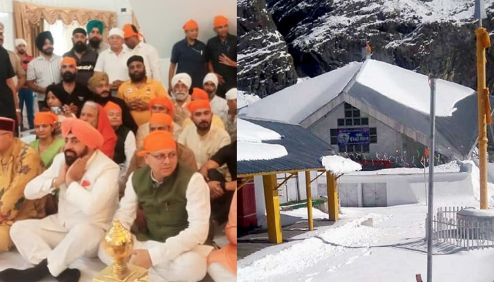 Hemkund Sahib Yatra 2023 : हेमकुंड साहिब यात्रा के लिए श्रद्धालुओं का  पहला जत्था गर्वनर और सीएम की शुभकामनायों के साथ किया गया रवाना , 60 मीटर बर्फ के बीच पंच प्यारे करेंगे अगुआई