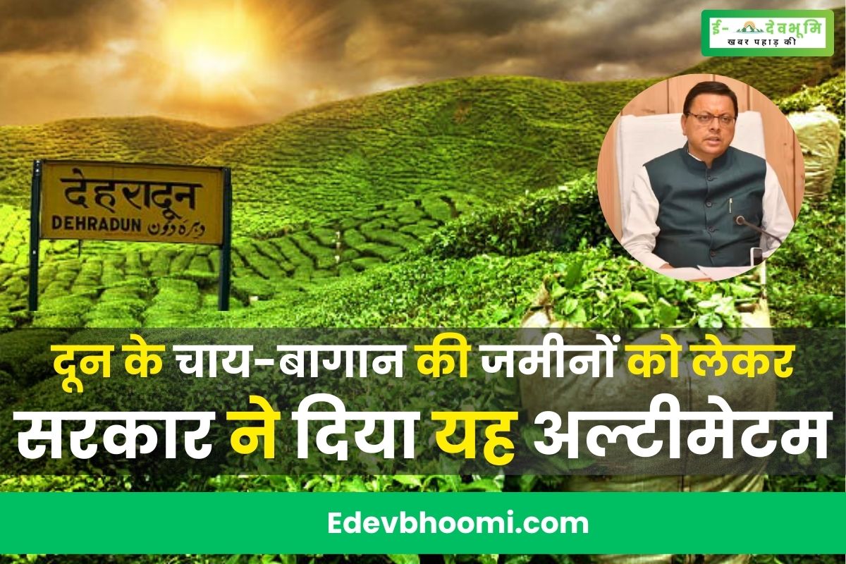 The government is also serious about the acquisition of tea gardens in Dehradun