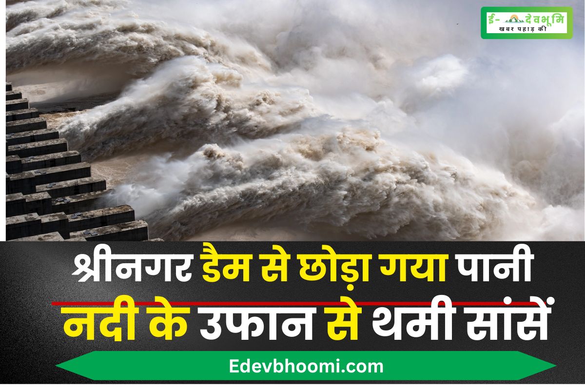 Water released from Shri Nagar Dam, breath stopped due to the rise of the river