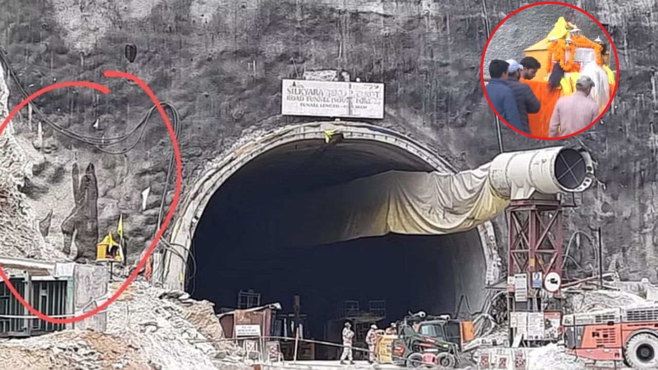 Lord Shiva's blessings shown to the laborers trapped in Silkyara Tunnel